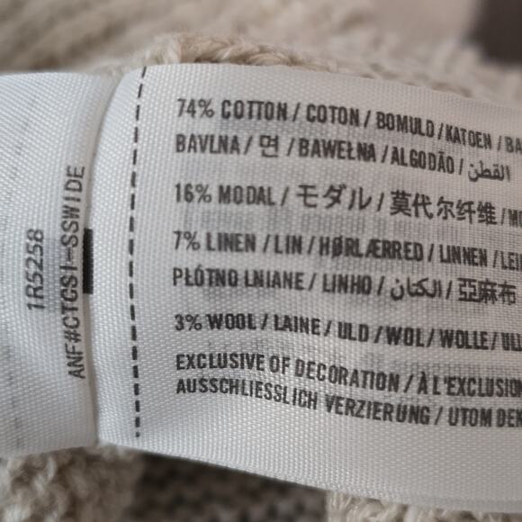 Abercrombie & Fitch Sweater Womens Small Owl Knit - Picture 7 of 8